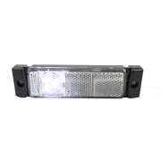 LED marker light with reflective divice white frontlight