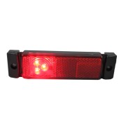 LED marker light with reflective divice red rear light