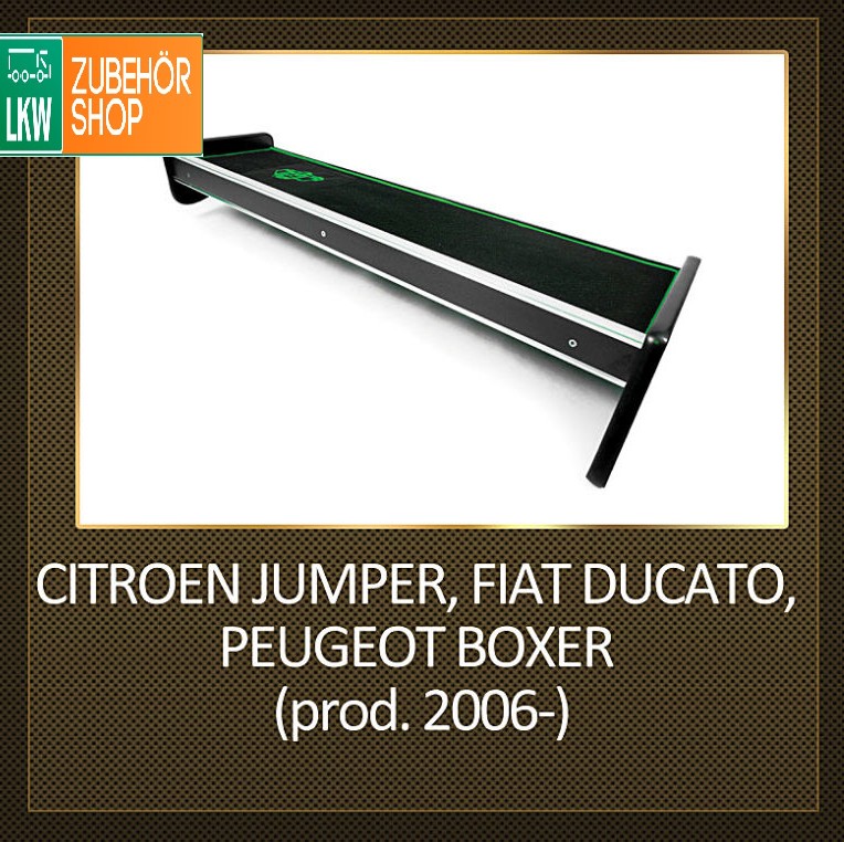 Citroen Jumper ab 2006 Passform Armaturentisch Mittelablage Ablagetisch Grau